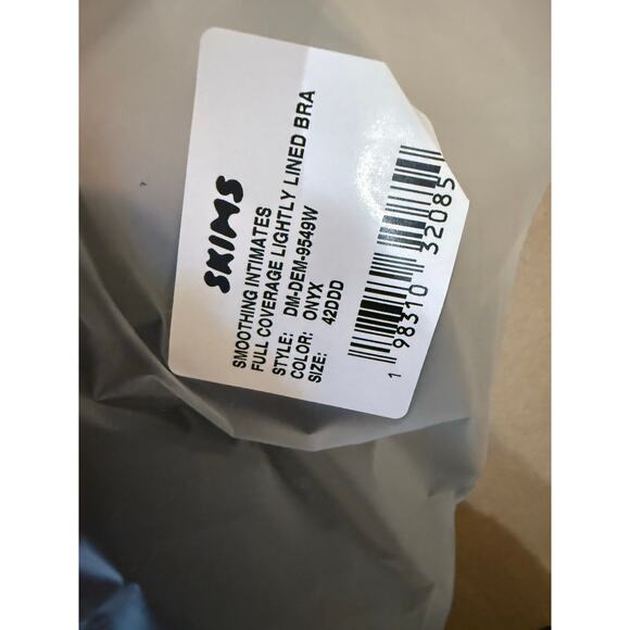 NEW- NWT Skims Smoothing Intimates Full Coverage Bra – Onyx – 42DDD - Picture 5 of 5